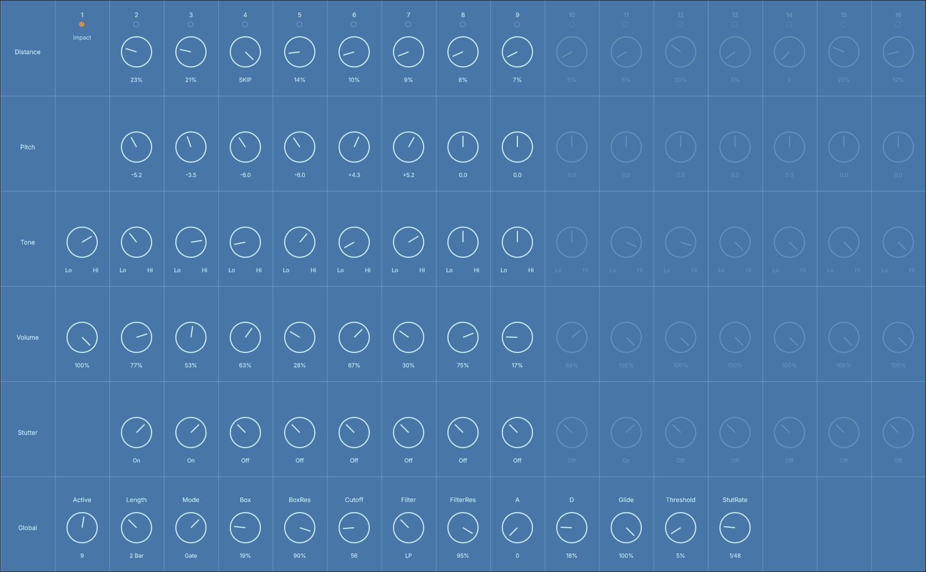 bartCollisionBox 9 step interface
